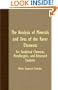 The Analysis Of Minerals And Ores Of The Rarer Elements - For Analytical Chemists, Metallurgists, And Advanced Students