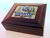 New York Giants Wood Collectors Box with Logo
