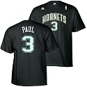 New Orleans Hornets Chris Paul Name and Number T-Shirt (Black)