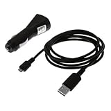 2-in-1 Sync & Charge USB Travel Kit (USB Cable & Car Adapter) for HTC 7 Moz ....