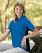 Ladies Color - Block Pique Polo