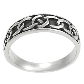 Sterling Silver Childs Celtic Knot Ring Hypoallergenic Nickel Free .925 Stamp Sizes 1,2,3,4: Jewelry