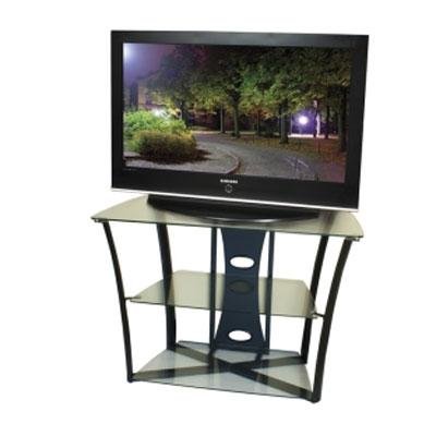 New-TV Stand-Glass&Metal - GLS38