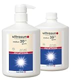 Ultrasun 20 Sports 1 Litre (2 x 500ml bottles with Pump Dispenser)