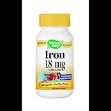 Nature's Way - Iron, 18mg, 100 capsules [Health and Beauty]