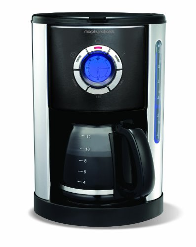 Morphy Richards 47095 Digital Coffee in transluscent Black 12 cup
