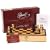 Staunton style inlaid chess set