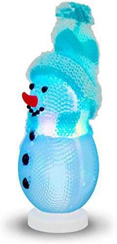 CELLTEK USB Power Desk Mini LED Glowing Lights For Christmas Holiday Decoration (Snowman)