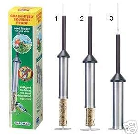 Gardman guaranteed squirrel proof wild bird seed feeder
