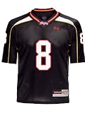 Maryland Terrapins -No. 8- Youth Black Under Armour Replica Jersey