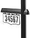 Adjusta-Post Outdoor Cast Aluminum Address Light, Black #CAL-BK