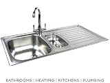 Carron Phoenix Carisma 150 1.5 Bowl Kitchen Sink Polished