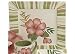 Clay Art Hibiscus Stripe Dinner Plate