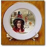 Vintage Jolly Halloween - 8 Inch Porcelain Plate