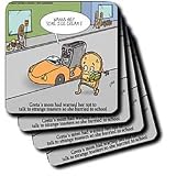 Review 3dRose LLC  / Bread Safety Precautions - Set Of 8 Ceramic Tile Coasters