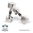 Hampton Chrome Beauty Grip Dumbbells - Sold in Pairs!