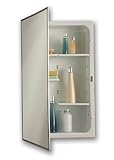 NuTone 468MOD Modular Shelf, Stainless Steel, Recessed Mount