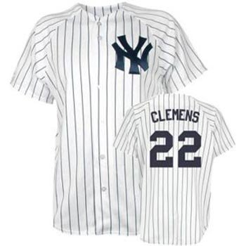 Roger Clemens Yankees Pinstripe MLB Replica Jersey - Size 48 - Medium
