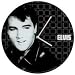 Elvis Presley Glass Wall Clock