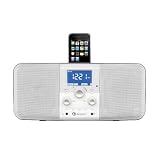 Boston Acoustics HDUOIPW Duo-I Plus iPhone iPod Dock AM FM Stereo Radio and Clock Functions (Gloss White) by Boston Acoustics