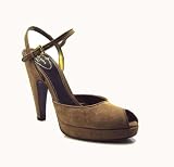 Prada - Authentic 2007 Prada Runway Platforms Peep Toe Shoes