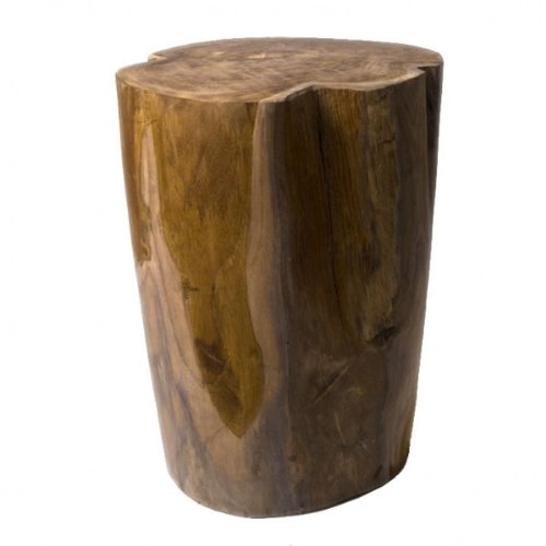 Teak Holz - Hocker Elefantenfuß - geschliffen