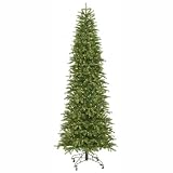 9.5' Pre-Lit Slim Redwood Pine Christmas Tree - Clear Duralit Lights