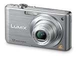Panasonic Lumix DMC-FS15 Digitalkamera (12 Megapixel, 5-fach opt. Zoom, 6,9 cm (2,7 Zoll) Display, Bildstabilisator) silber - 