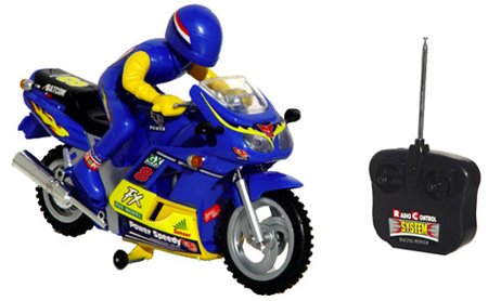 Electric Bullet Bike RTR Remote Control RC Motorcycle (Color May Vary) 41bDLw9LHFL Electric Bullet Bike RTR Remote Control RC Motorcycle (Color May Vary)