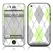 Mint Argyle Design Decorative Skin Decal Sticker for Apple 3G iPhone/ Apple iPhone 3GS 3G S