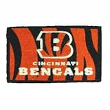 Team Sports Cincinnati Bengals 18x30 Bleached Welcome Mat