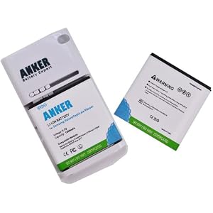 Anker 2 x 1800mAh Li-ion Batteries for Samsung Galaxy S I9000, GT-I9000; Samsung Captivate SGH-I897, Epic 4G SPH-D700 + Free Anker Multi-purpose USB Travel Charger Anker 2 x 1800mAh Li-ion Batteries for Samsung Galaxy S I9000, GT-I9000; Samsung Captivate SGH-I897, Epic 4G SPH-D700 + Free Anker Multi-purpose USB Travel Charger