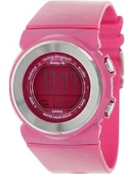 Casio Baby G Ladies Pink Resin Digital Watch BGD104-4DR