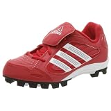 adidas Women's Triple Star 5 Low Softball Cleat,Unired/Runwht/Metsil,6.5 M