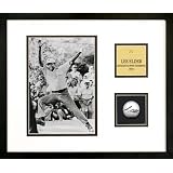 Lee Elder Framed Autographed Golf Ball with 8x10 Photograph  Plate