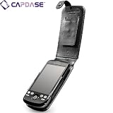 CAPDASE docomo HT-03A / HTC Magic Google G2 Leather Case Flip Top, Black たて開き レザーケース WCHCMAGIC-1001