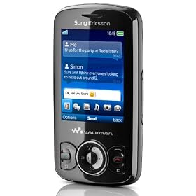 Sony Ericsson Spiro Black Mobile Phone on Vodafone Pay As You Go (PAYG)
