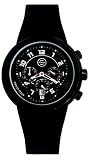 Philip Stein Men's 32ABRBB Active Large Chronograph Silicone Strap Watch