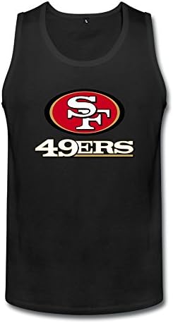 Man San Francisco 49ers Funny Tank Tops Large Black