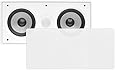 Pyle PDIWCS56 In-Wall / In-Ceiling Dual 5.25-Inch Center Channel Sound System, 2-Way, Flush Mount, White, Single Unit