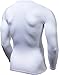Tesla CLSL TM-R11-WHTZ_X-Large Men's Long Sleeve T-Shirt Baselayer Cool Dry Compression Top R11