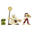 Indiana Jones Adventure Heroes 2-1/2 Inch Tall Mini Action Figure - Indiana Jones and Marion Ravenwood Plus Snake Mini Figure from " Raiders of the Lost Ark" Movie Series