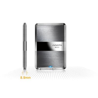 Adata Dash Drive HE720 500 GB External Hard Drive Portable (Titanium)