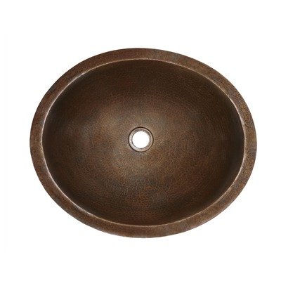 Classic Hand Hammered Bathroom Finish: Natural