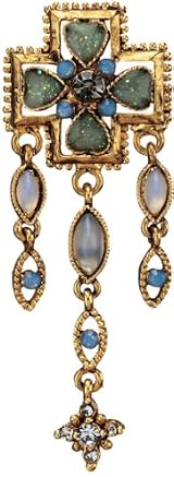 Goldtoned Jeweler Lyndseas Moonstone Earrings