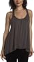 7 for all mankind Women's Swing Racerback Tank in Titanium,Titanium,Medium