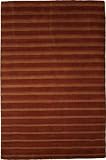 6'6 x 9'10 Red Hand Tufted Wool Gabbeh Rug