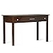 SIMPLIHOME Avalon Writing Desk - 47-Inch Wide Solid Wood Desk in Dark Tobacco Brown, Contemporary Home Office Computer Table for Workspace or Study with 2 Drawers and Flip-Down Keyboard Tray