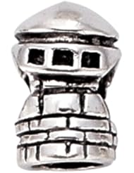 925 Sterling Silver Lighthouse Bead, For Chamilia, Pandora, Biagi, Personality, Reflections And More Charm Bracelets