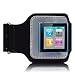 APPLE IPOD NANO 6TH GENERATION SPORTS ARMBAND / JOGGING ARMBAND / CASE / COVER - BLACK PART OF THE QUBITS ACCESSORIES RANGE